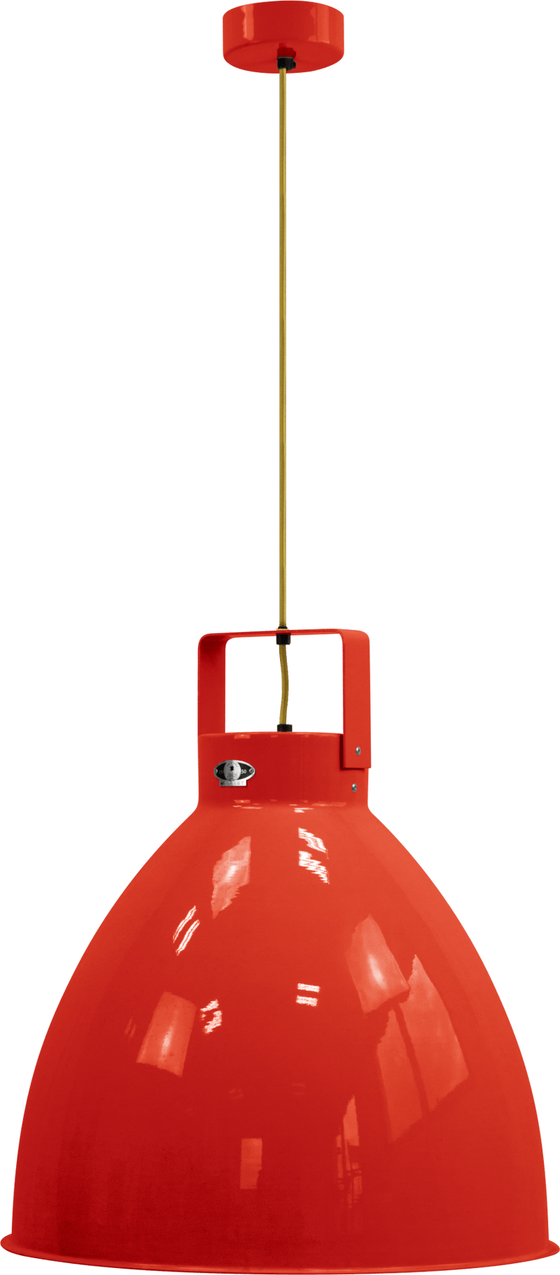 Augustin Pendant - A540 - Glossy FInish - Jielde - Pendants - Burgundy - RAL3005 - Gold - HORNE