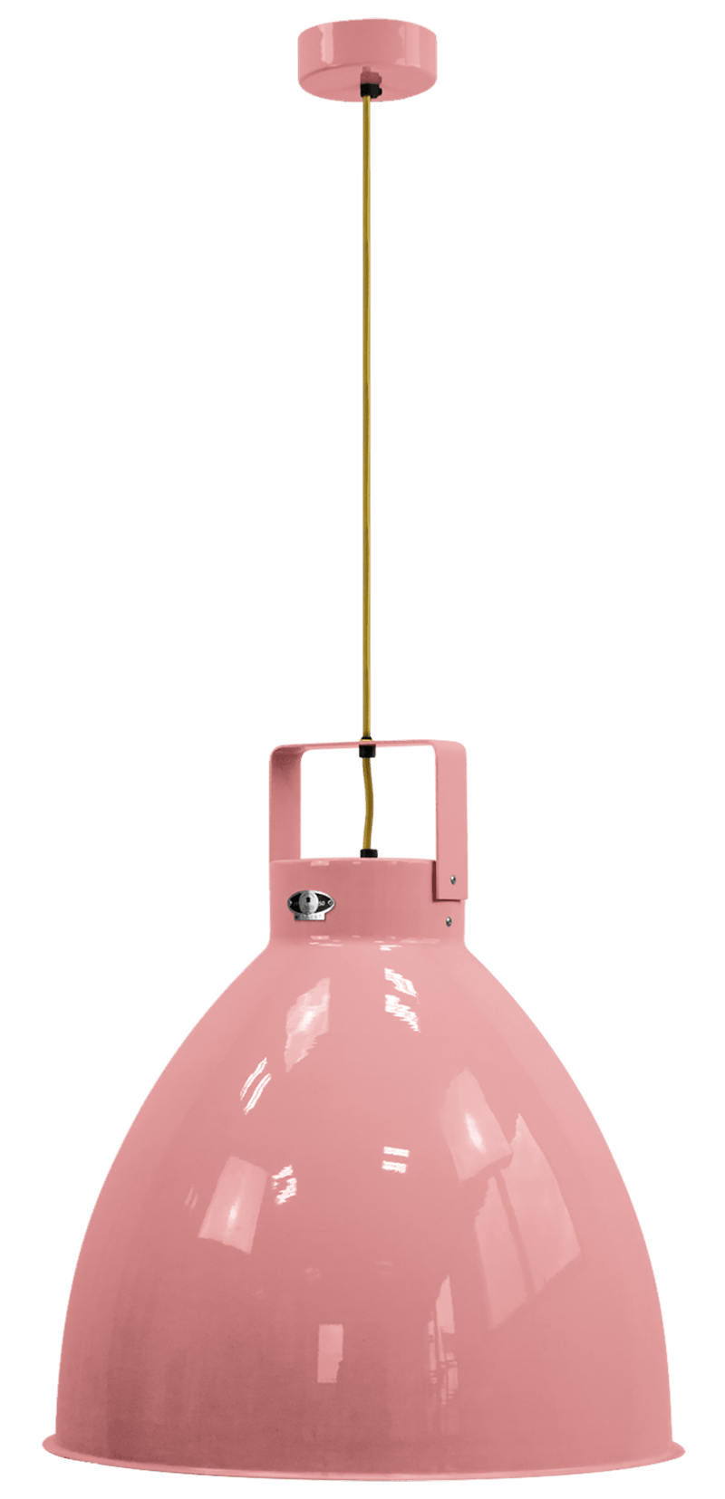 Augustin Pendant - A540 - Glossy FInish - Jielde - Pendants - Burgundy - RAL3005 - Gold - HORNE