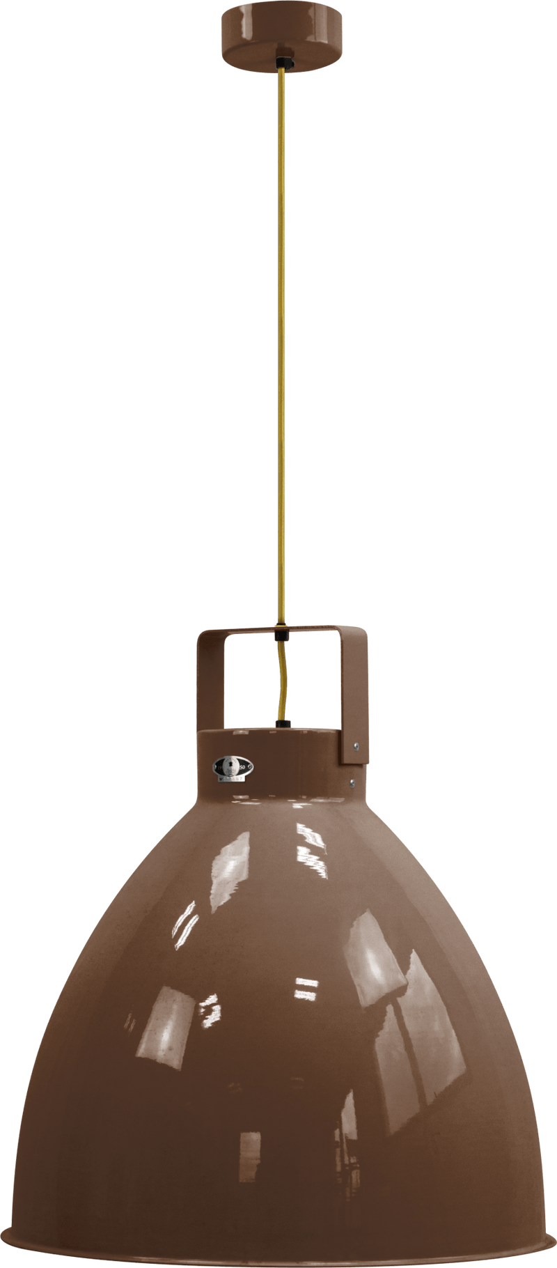 Augustin Pendant - A540 - Glossy FInish - Jielde - Pendants - Burgundy - RAL3005 - Gold - HORNE