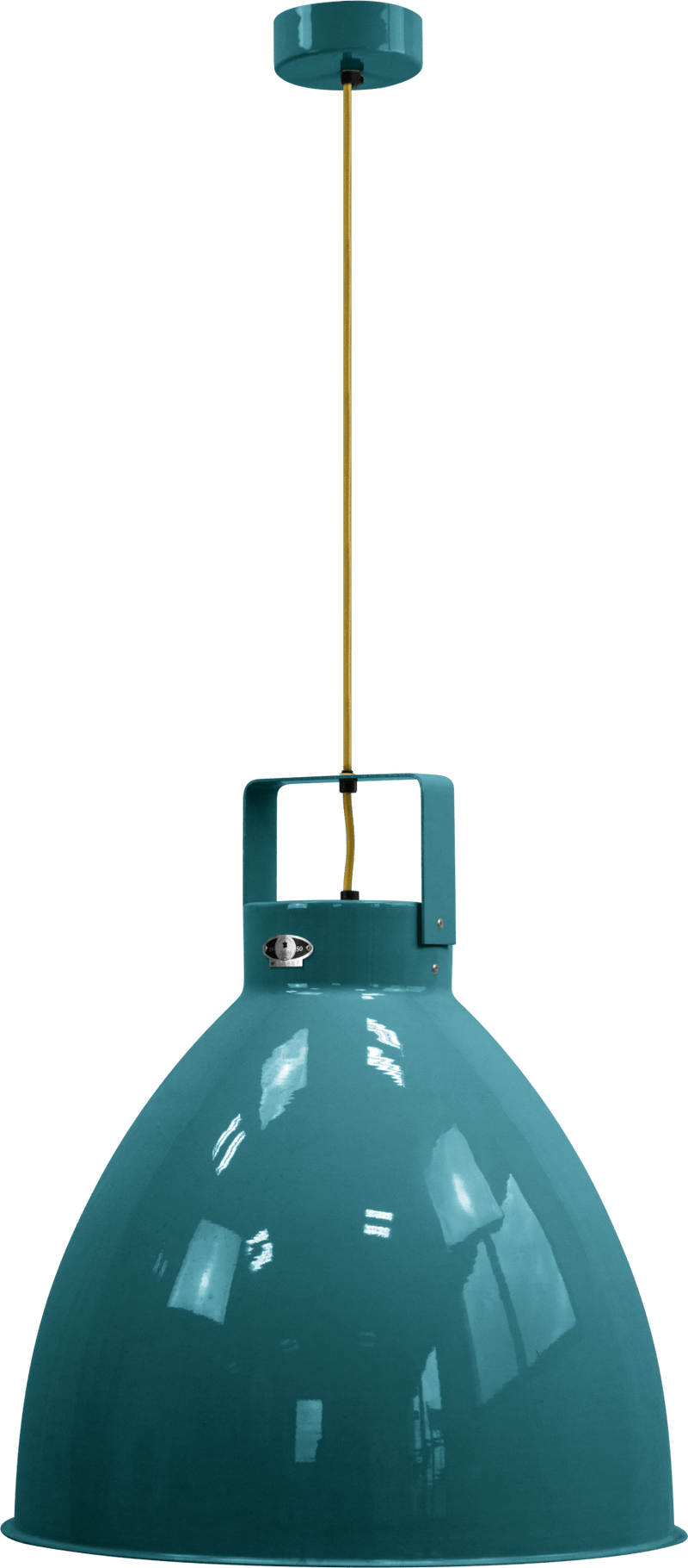 Augustin Pendant - A540 - Glossy FInish - Jielde - Pendants - Burgundy - RAL3005 - Gold - HORNE