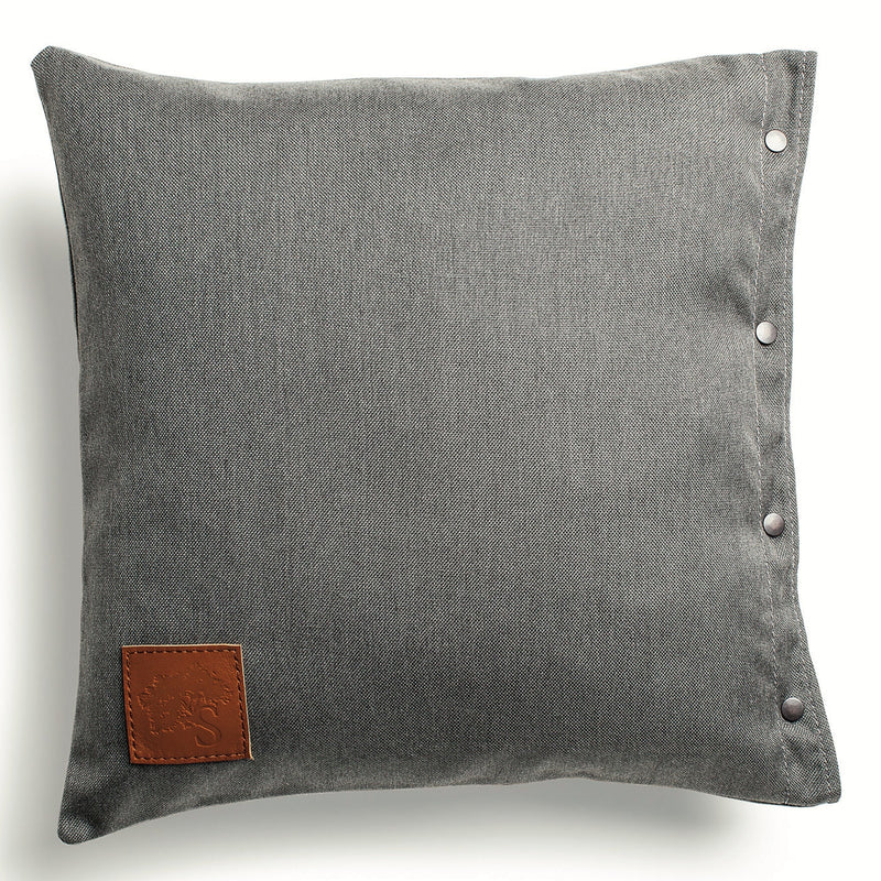 Ava Throw Pillow - Skargaarden - Blankets + Throws + Pillows - Light Gray - HORNE
