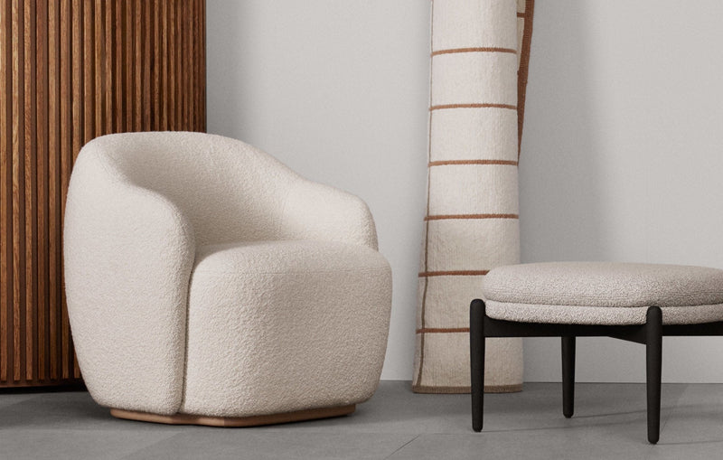 Barba Club Chair - Fogia - Chairs - Karakorum - 001 Ivory - HORNE