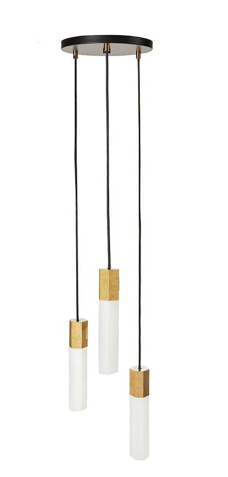 Basalt Triple Pendant - Tala - Brass - HORNE