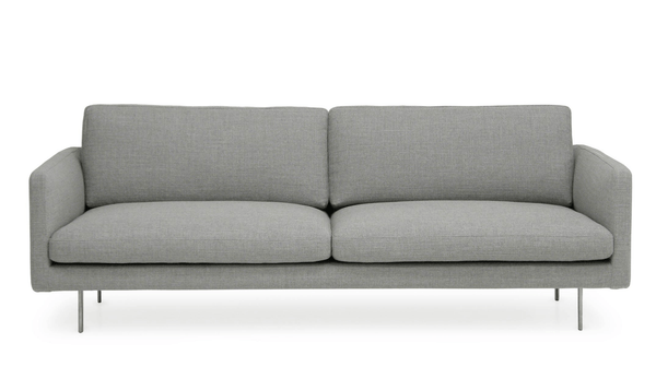 Basel 95 Sofa - 220 - Adea - Sofas - Kvadrat Harald 3 - 0212 - Aluminum - HORNE