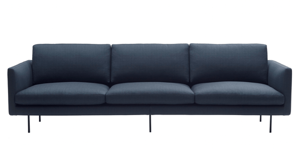 Basel 95 Sofa - 260 - Adea - Sofas - Kvadrat Harald 3 - 0212 - Black - HORNE