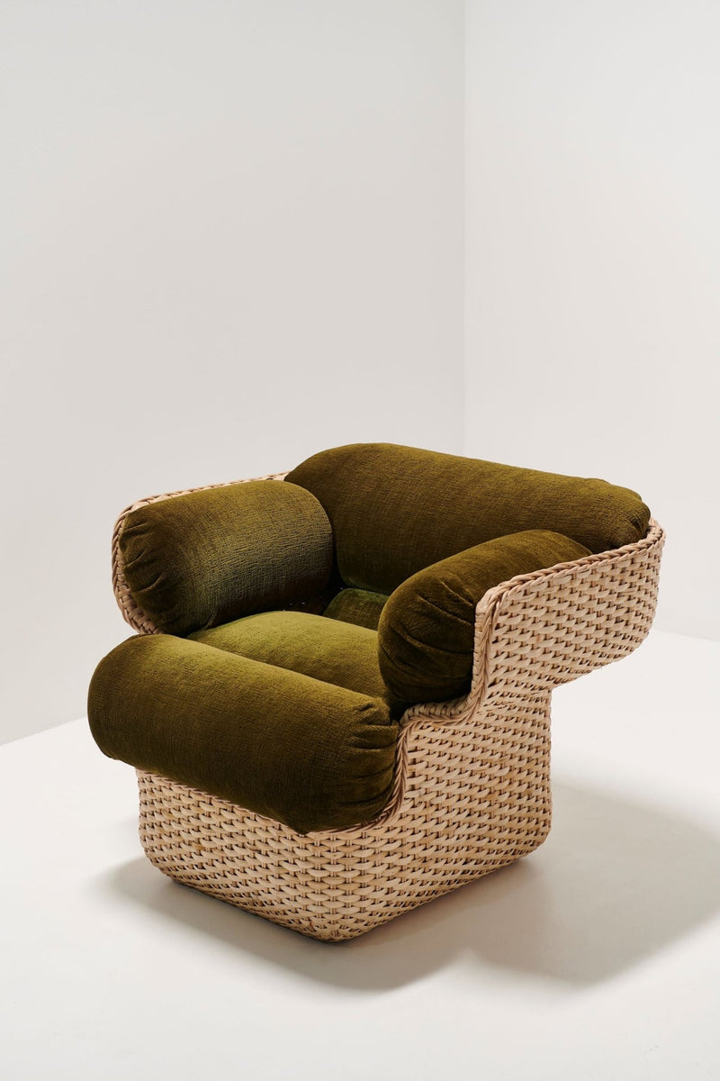 Basket Lounge Chair - Gubi - Chairs - Limonta Lorkey 40 - HORNE