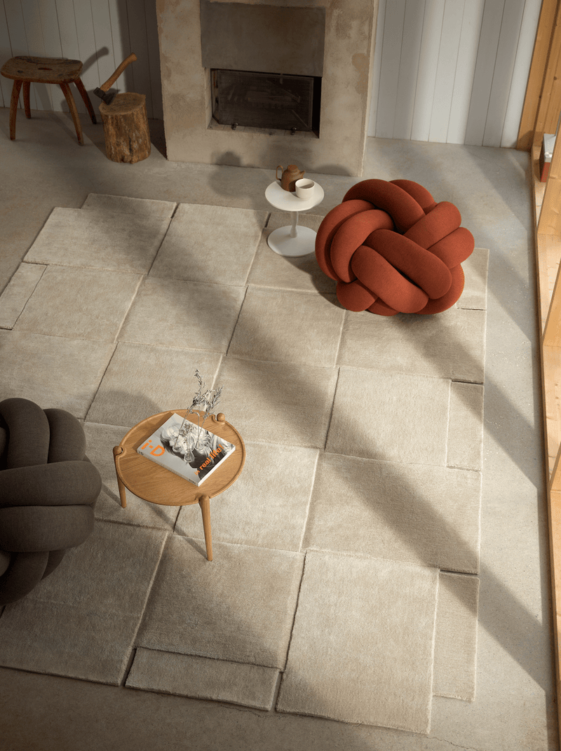 Basket Rug - Design House Stockholm - Rugs - Large - Beige - HORNE