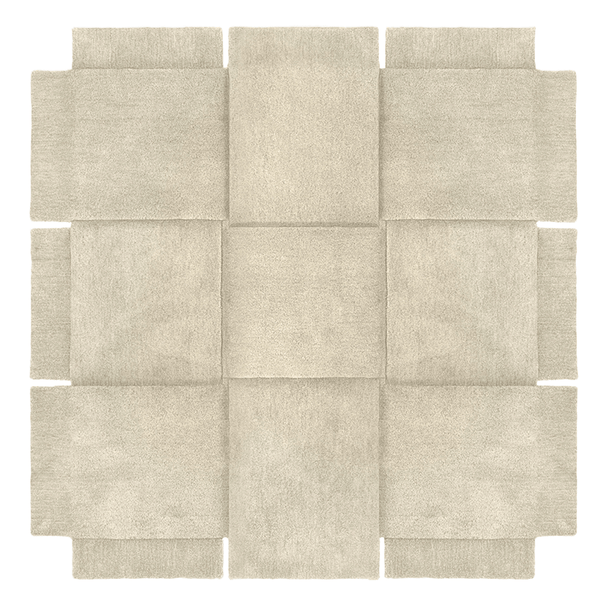 Basket Rug - Design House Stockholm - Rugs - Small - Beige - HORNE
