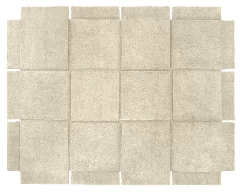 Basket Rug - Design House Stockholm - Rugs - Large - Beige - HORNE