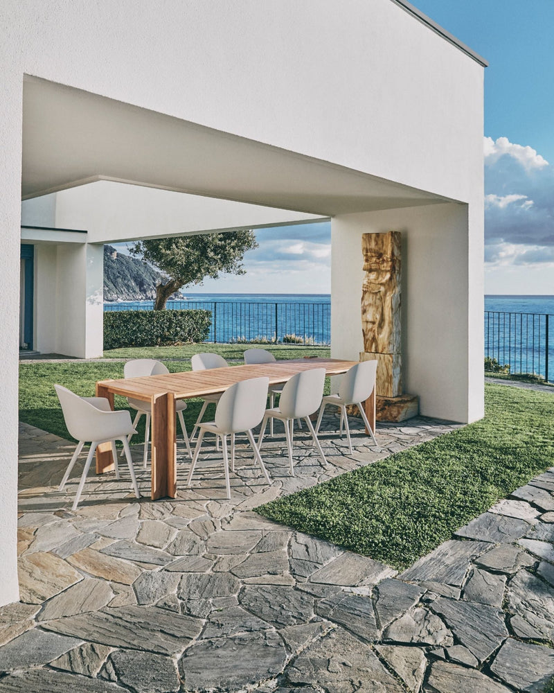 Bat Dining Armchair - Outdoor - Gubi - Outdoor Furniture - Alabaster White - HORNE