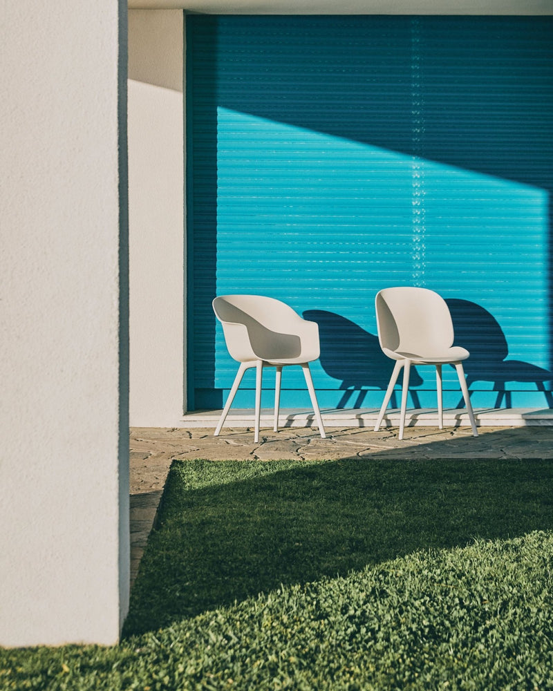 Bat Dining Armchair - Outdoor - Gubi - Outdoor Furniture - Alabaster White - HORNE