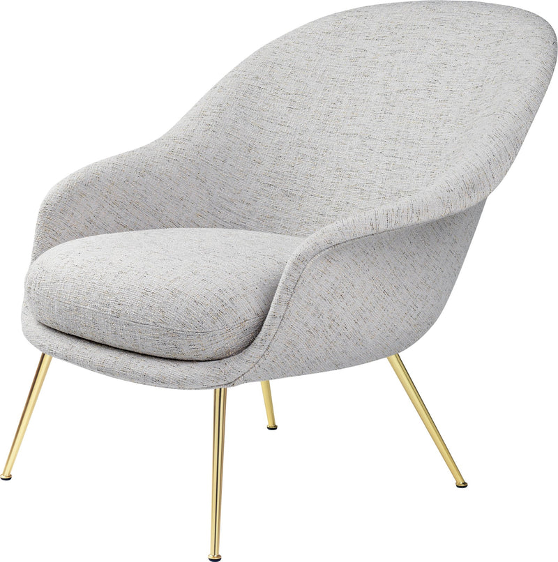 Bat Lounge Chair w/ Low Back - Brass - Gubi - Chairs - Gabriel Tempt - 60152 - HORNE