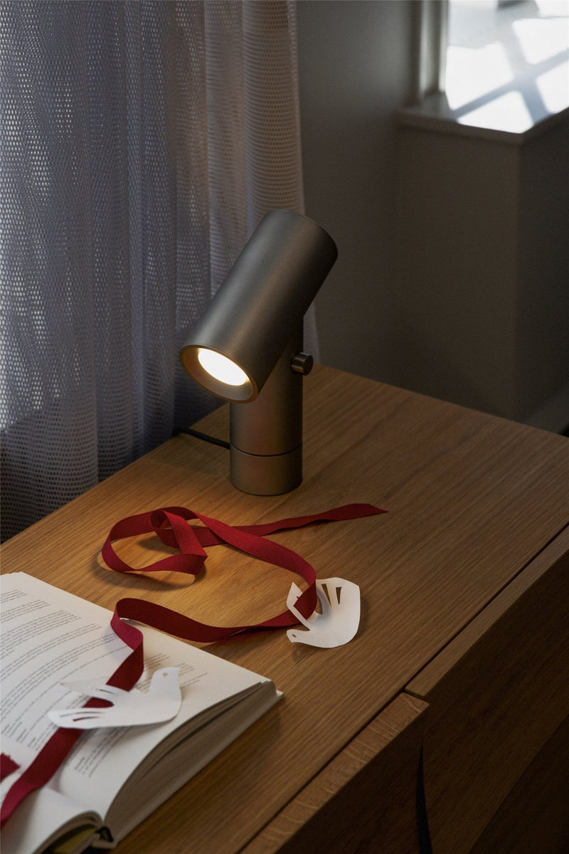 Beam Table Lamp - Muuto - Table + Task - Aluminum - HORNE
