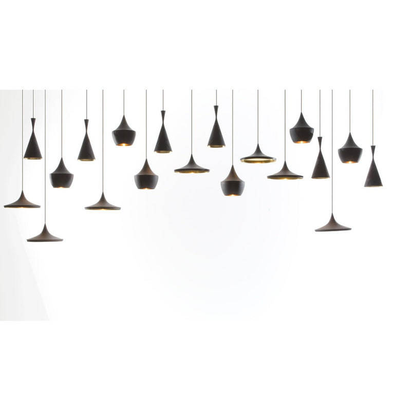 Beat Light Wide Pendant - Black