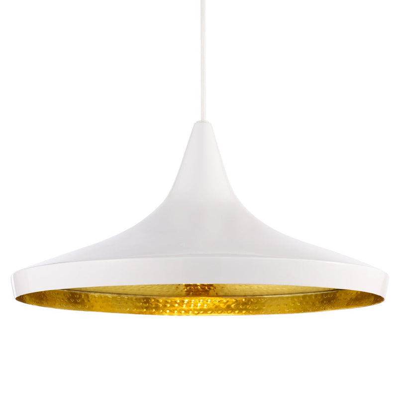 Beat Light Wide Pendant - White