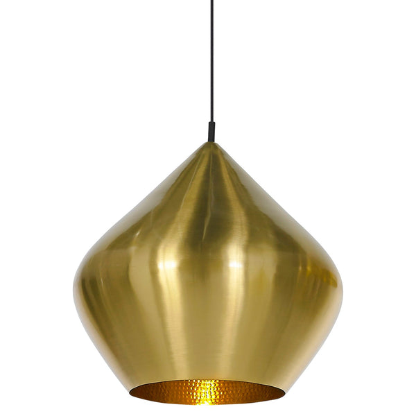Beat Stout Pendant - Brass