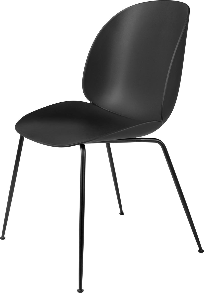 Beetle Shell Dining Chair - Matte Black - Gubi - Chairs - Alabaster White - HORNE
