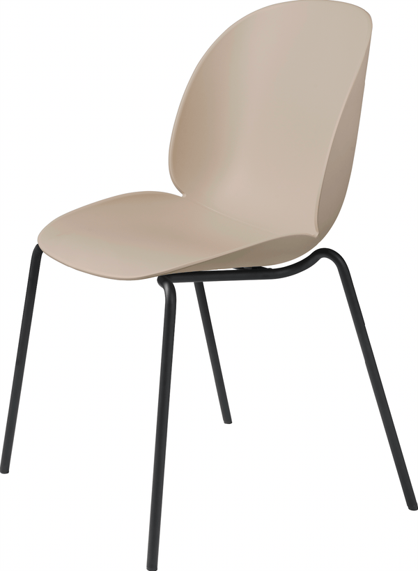 Beetle Stackable Dining Chair Un - Upholstered - Gubi - Chairs - New Beige - HORNE