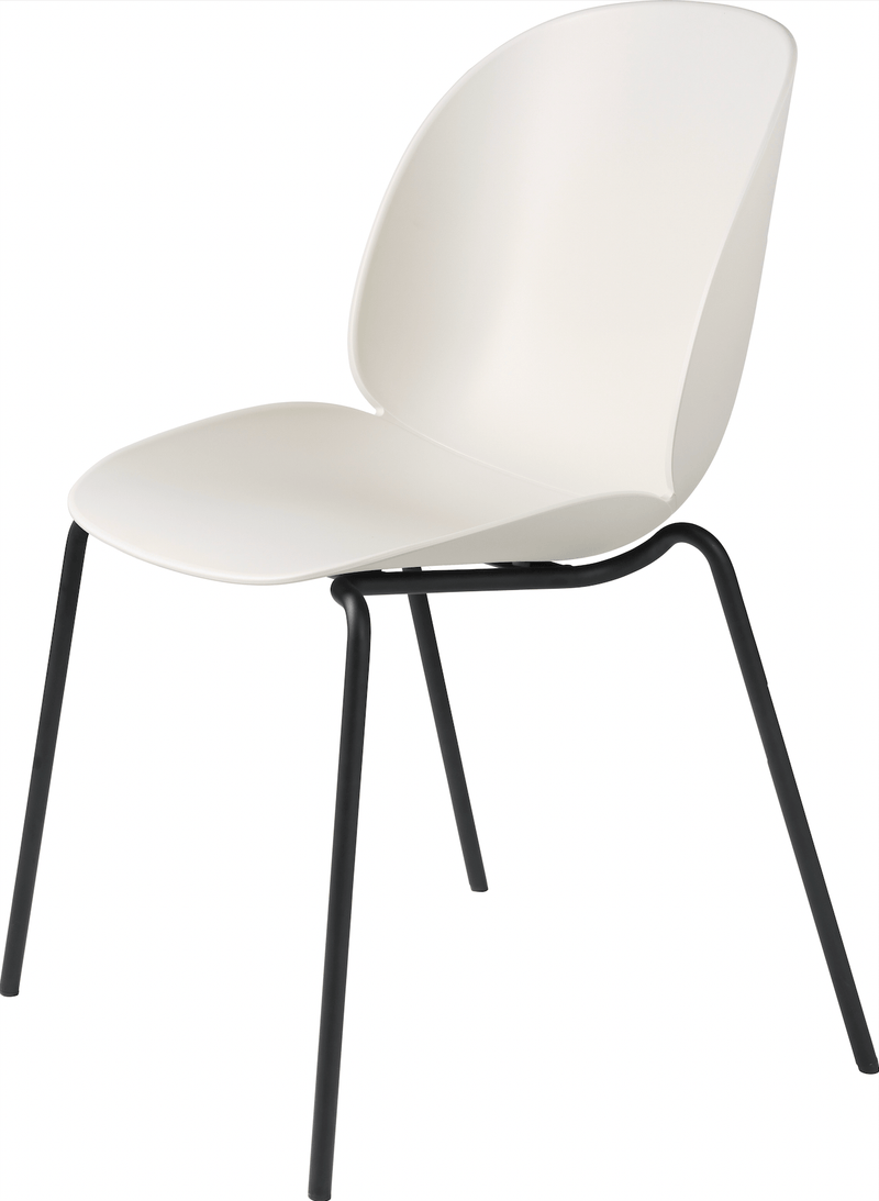 Beetle Stackable Dining Chair Un - Upholstered - Gubi - Chairs - Alabaster White - HORNE