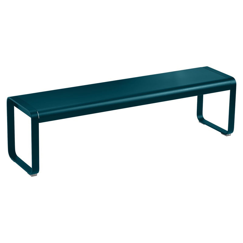 Bellevie Bench - Fermob - Outdoor Furniture - Acapulco Blue - HORNE