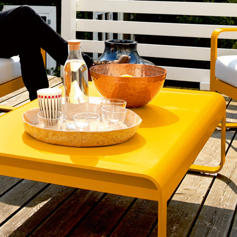 Bellevie Low Table - Fermob - Outdoor Furniture - Acapulco Blue - HORNE