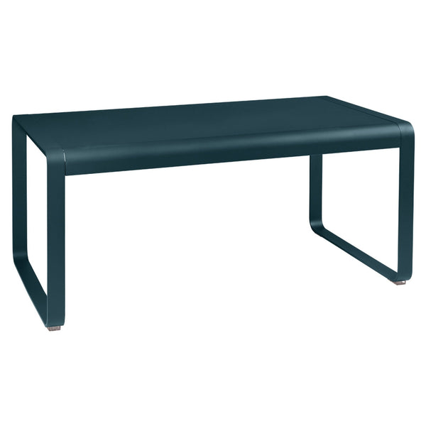 Bellevie Mid Height Table - Fermob - Outdoor Furniture - 55" x 31.5" - Acapulco Blue - HORNE