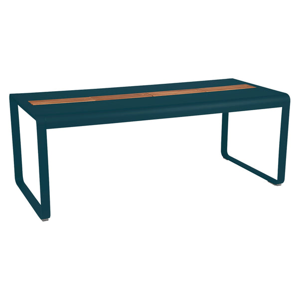 Bellevie Table with Storage - Fermob - Outdoor Furniture - Acapulco Blue - HORNE