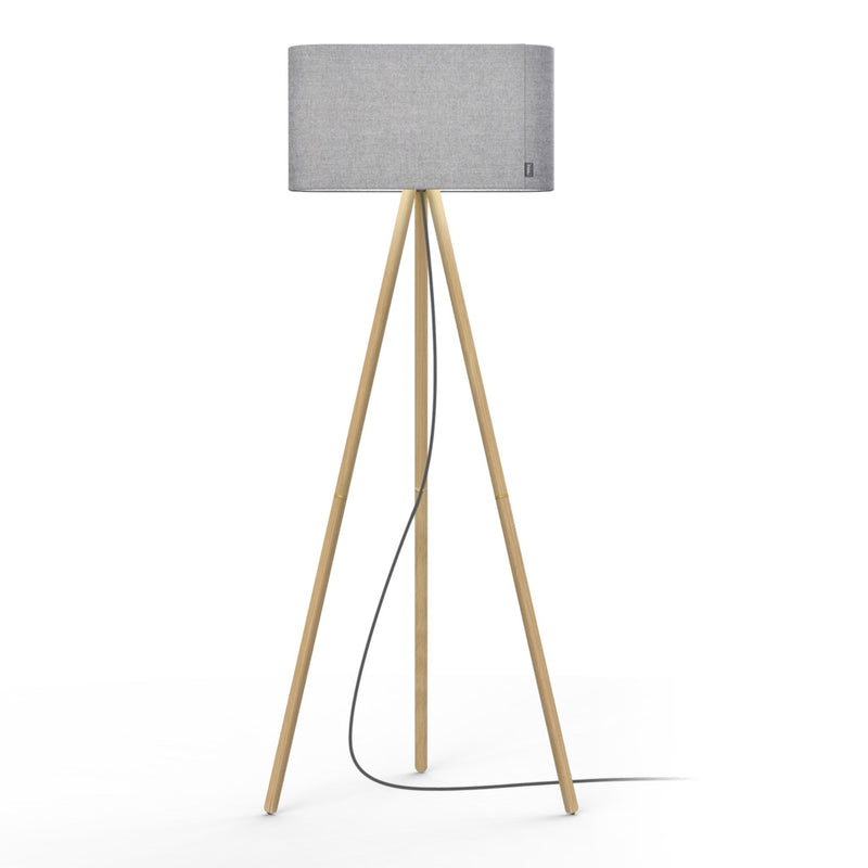 Belmont Floor Lamp - Pablo Designs - Floor Lamps - Charcoal - Oak - HORNE