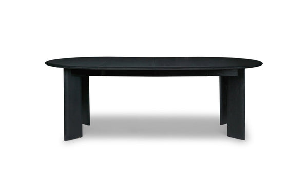 Bevel Table Extendable - Ferm Living - Tables + Desks - Black Oiled Beech - Two Extensions - HORNE