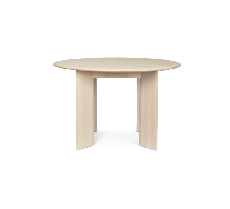 Bevel Table - Round - Ferm Living - Tables + Desks - Black Oiled Beech - HORNE