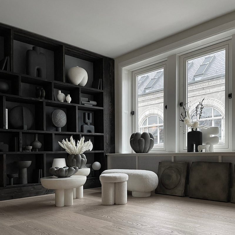 Big Foot Stool - 101Copenhagen - Stools + Benches + Ottomans - Sheepskin - HORNE