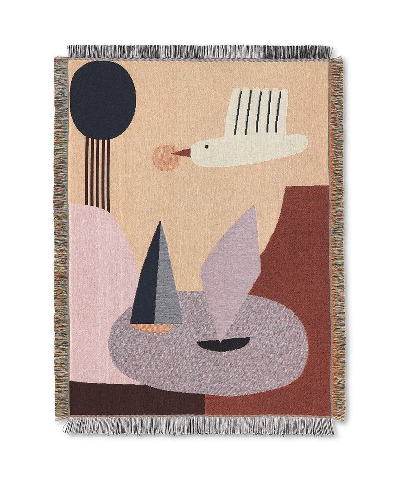 Bird Tapestry Blanket - Ferm Living - HORNE