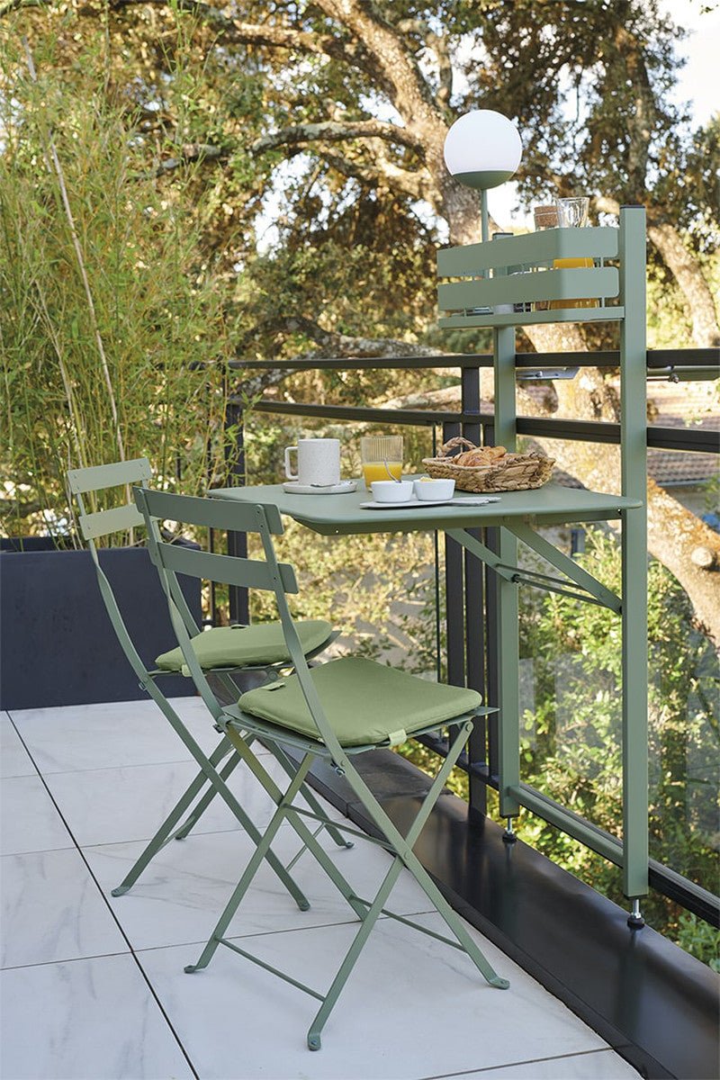 Bistro Balcony Table - Fermob - Outdoor Furniture - Acapulco Blue - HORNE