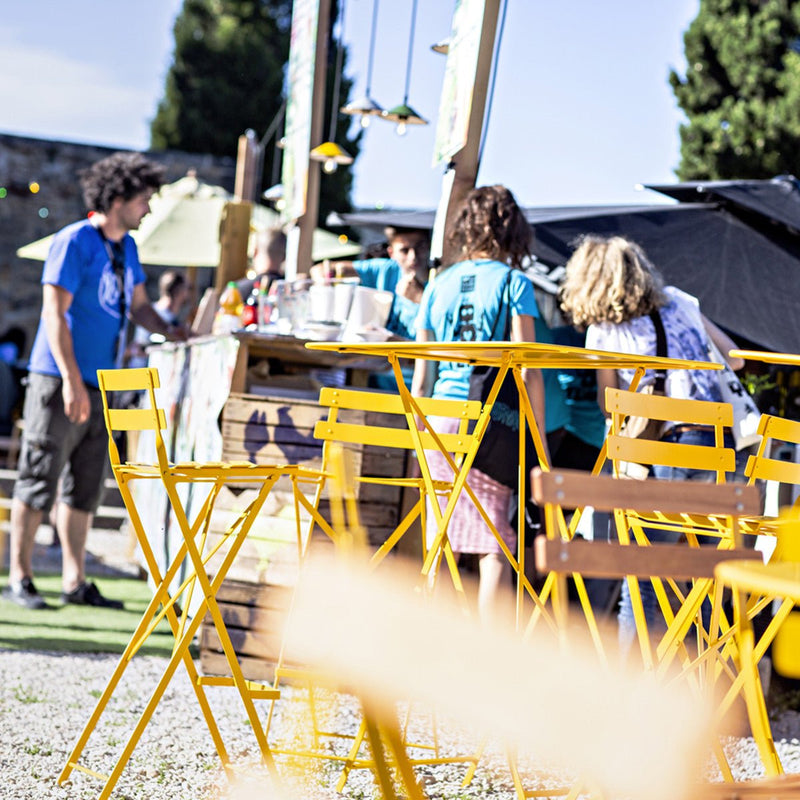 Bistro Bar Stool - Set of 2 - Fermob - Outdoor Furniture - Black Cherry - HORNE