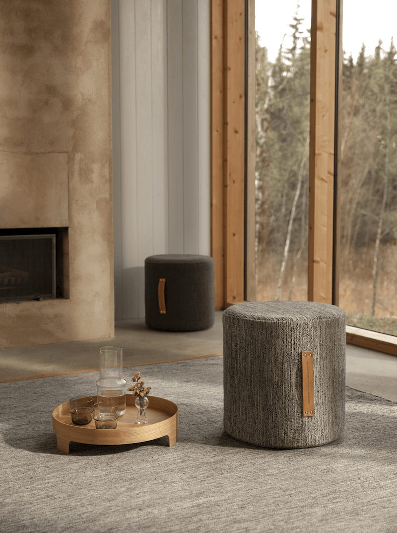 Design House Stockholm Bjork Round Ottoman Stool