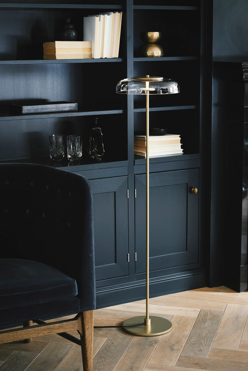 Blossi Floor Lamp - Nuura - Floor Lamps - Nordic Gold/Clear - HORNE