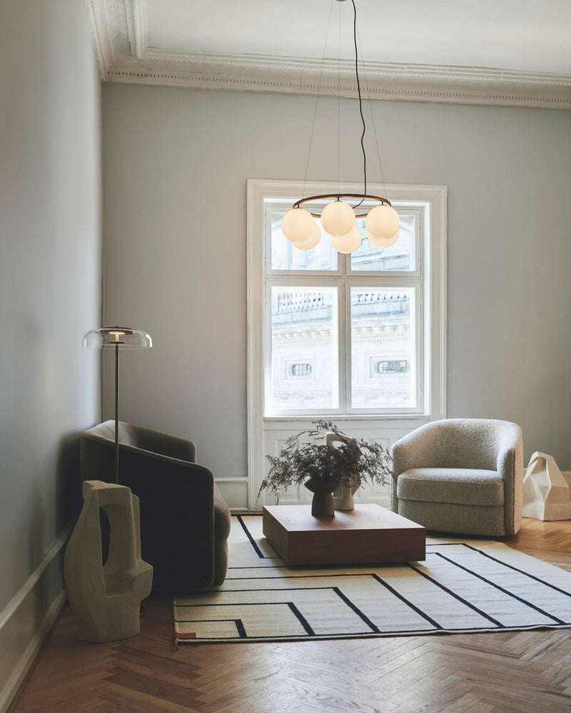 Blossi Floor Lamp - Nuura - Floor Lamps - Nordic Gold/Clear - HORNE