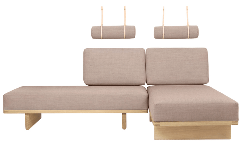 Adjustable, convertible daybed by Carl Hansen & Son