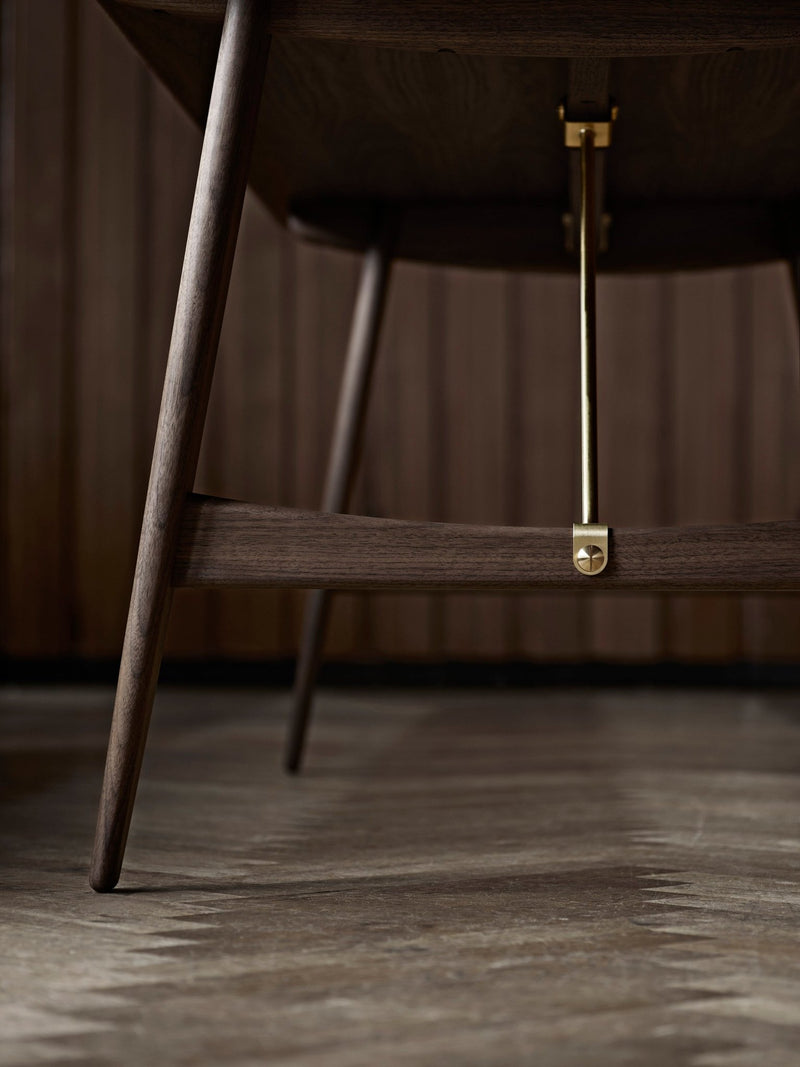 BM1160 Hunting Table - Carl Hansen & Son - Tables + Desks - Oiled Walnut - Stainless Steel - HORNE