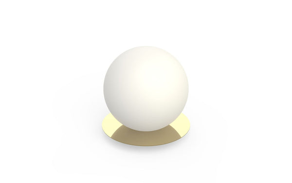 Bola Sphere Table Lamp - Pablo Designs - Table + Task - 8" Dia. - Brass - HORNE