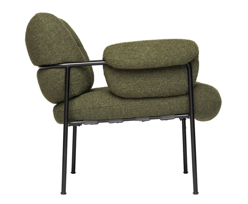 Bollo Armchair - Fogia - Chairs - Vintage - Cognac Leather - White - HORNE