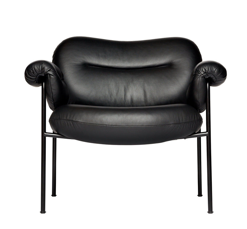 Bollo Armchair - Fogia - Chairs - Vintage - Cognac Leather - White - HORNE