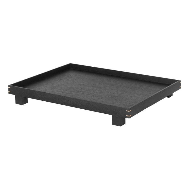 Bon Wooden Tray - Ferm Living - Serveware - Black - X Small - HORNE