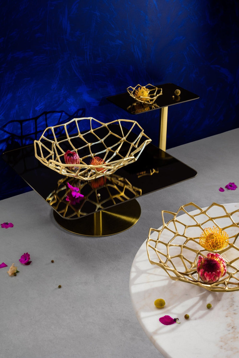 Bone Bowl Brass - Tom Dixon - Serveware - Small - HORNE