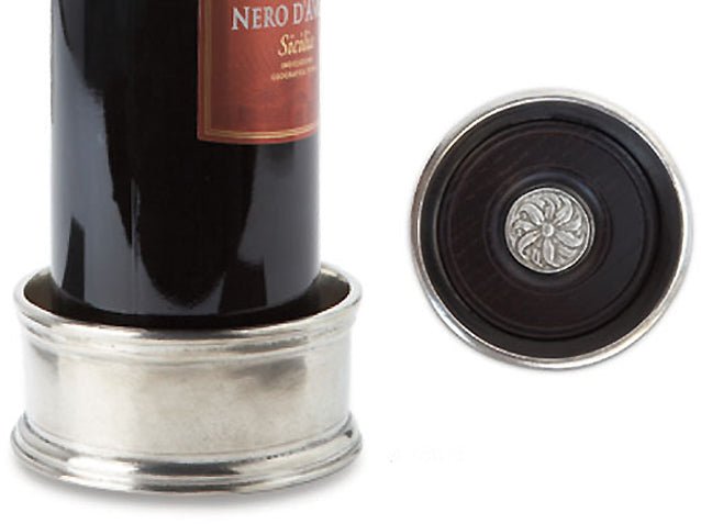 Bottle Coaster with Wood Insert