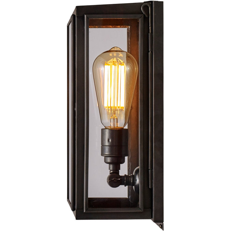 Box Wall Light - External Glass - Medium