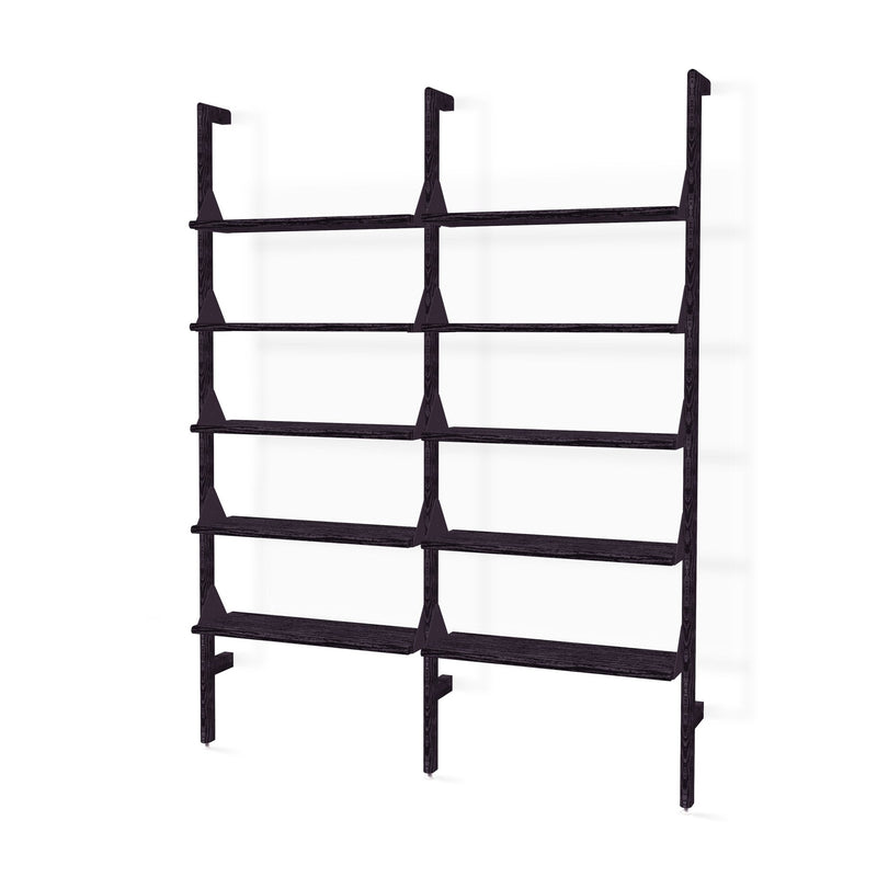 Branch - 2 Shelving Unit - Gus* Modern - Shelving - Blonde Frame/White Brackets - HORNE