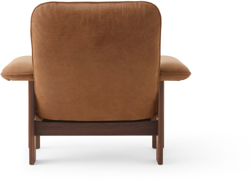 Brasilia Lounge Chair & Ottoman - Upholstered - Audo Copenhagen Chairs - Chair Only - Boucle 02 Fabric - Natural Oak - HORNE