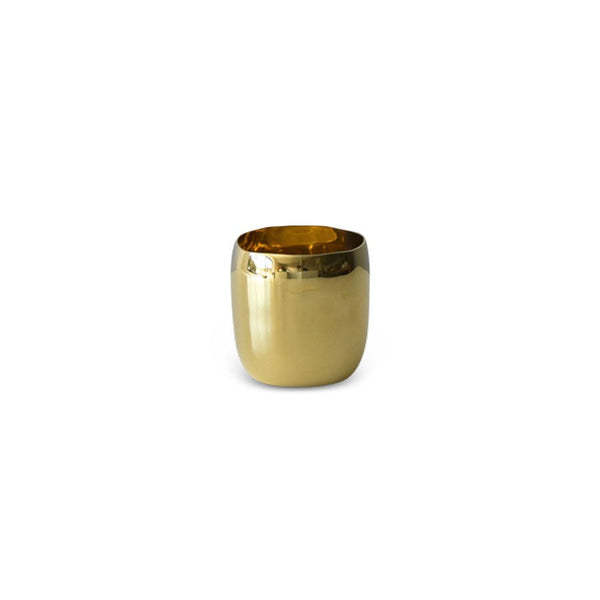 Cuadrado Tiny Vessel in Brass - Tina Frey - Art + Objects - HORNE
