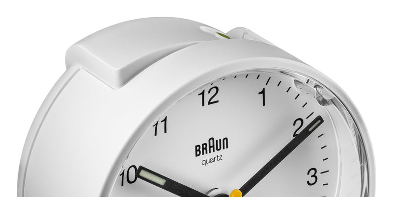 Braun Classic Alarm Clock - BC01 - Braun - Clocks - Black Case & Black Dial - HORNE